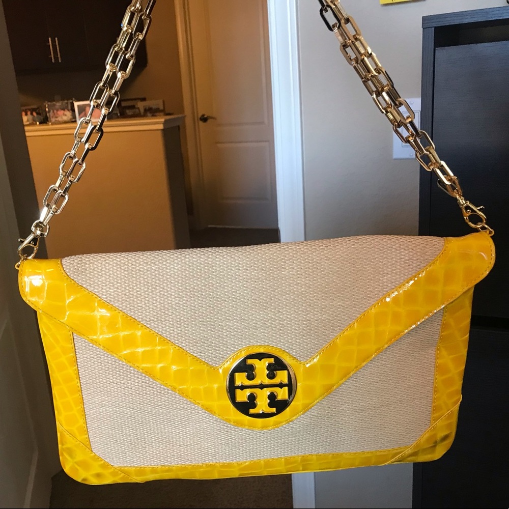 Vintage Tory Burch Envelope Shoulder Bag